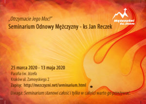 Seminarium przełożone na inny czas